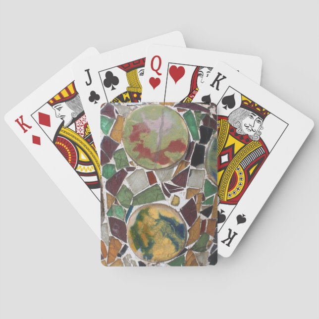 Mosaikdekoration Spielkarten (Rückseite)
