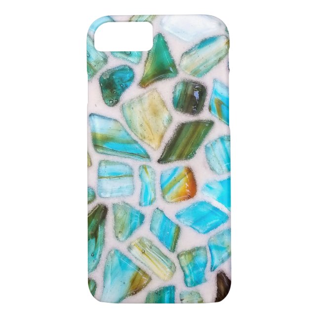 Mosaikdesign aus agiertem Stein Case-Mate iPhone Hülle (Rückseite)