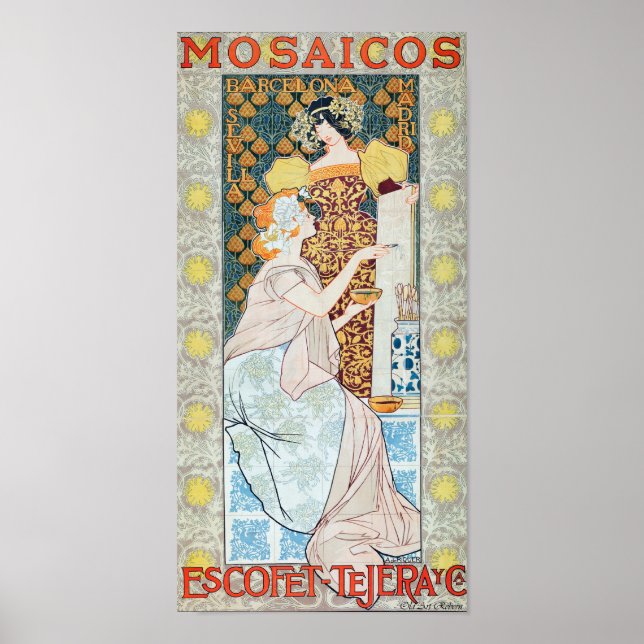 Mosaikdesign Poster (Vorne)