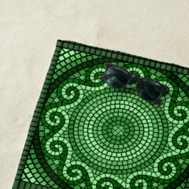 Mosaikdesign Strandtuch