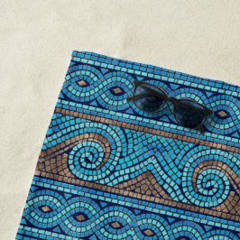 Mosaikdesign Strandtuch