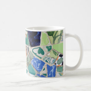 Mosaike Park Guell Kaffeetasse