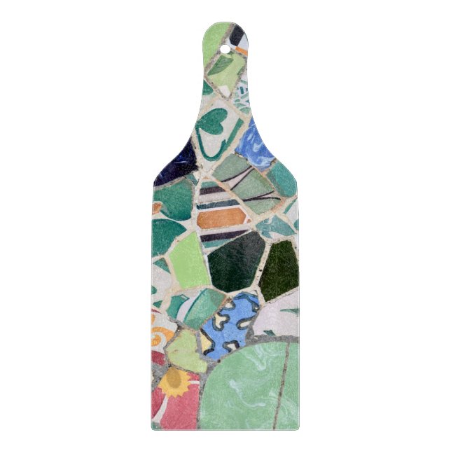Mosaike Park Guell Schneidebrett (Vorderseite)