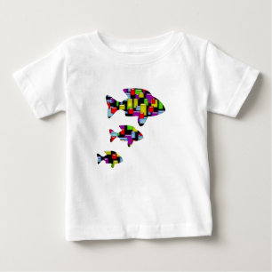 Mosaikfisch Baby T-shirt