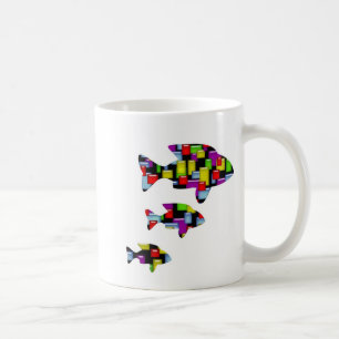 Mosaikfisch Tasse