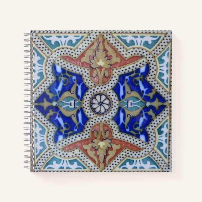 Mosaikfliesen-Foto aus Marokko - Notizbuch (Vorderseite)