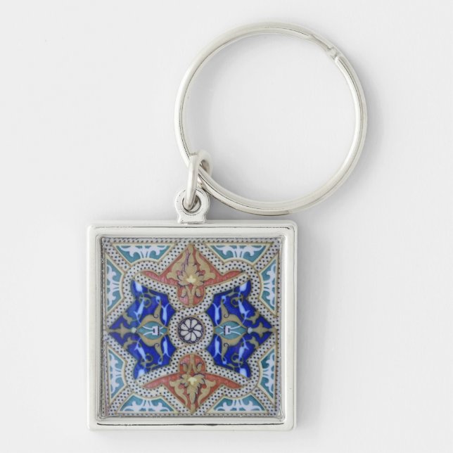 Mosaikfliesen-Foto aus Marokko - Schlüsselanhänger (Vorne)