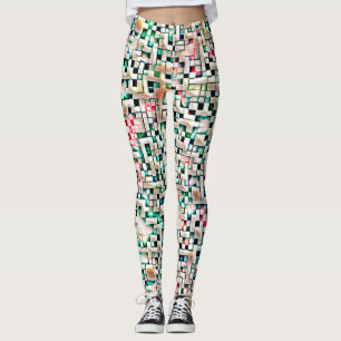 Mosaikfliesen in Rohform, Mosaik Leggings
