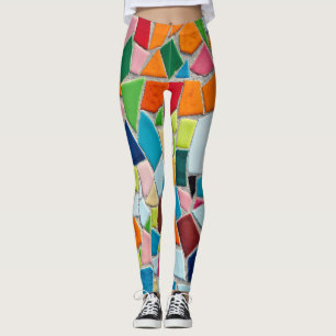 Mosaikfliesen-Leggings Leggings
