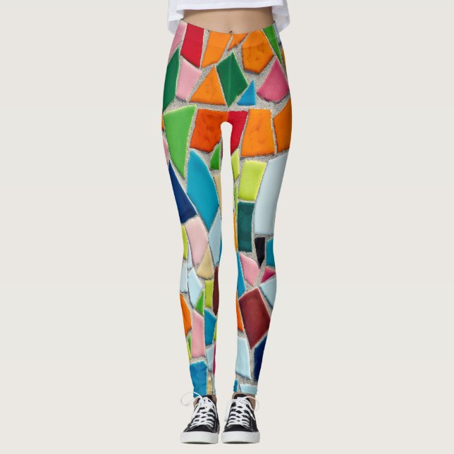 Mosaikfliesen-Leggings Leggings (Vorderseite)