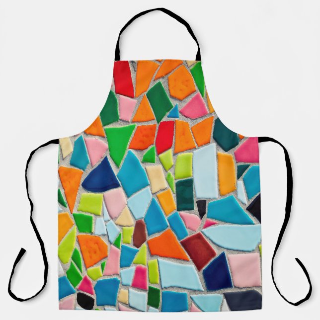 Mosaikfliesen-Vorlagenstruktur Schürze (Vorderseite)