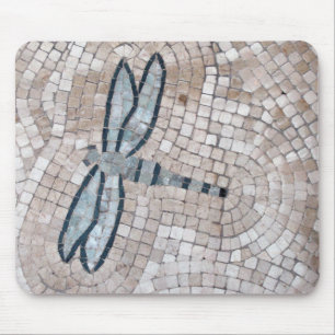 Mosaikfliesenkunst einer Libelle Mousepad