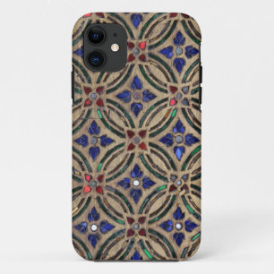 Mosaikfliesenmuster Stein Glas marokkanisches Foto iPhone 11 Hülle