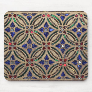 Mosaikfliesenmuster Stein Glas marokkanisches Foto Mousepad