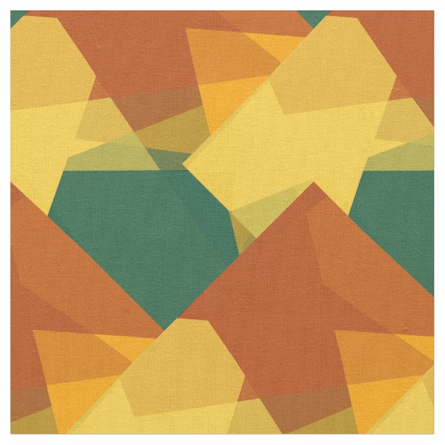 Mosaikgeometrisches Muster #10 Moderne Farben Stoff (Nahaufnahme)