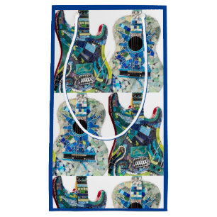 Mosaikgitarre Lover Geschenktasche Kleine Geschenktüte