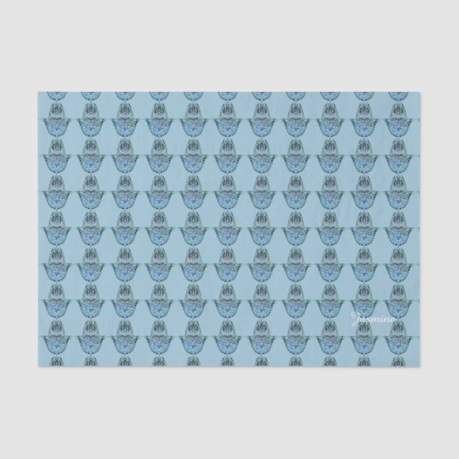 Mosaikhahn Seidenpapier (Vorderseite)