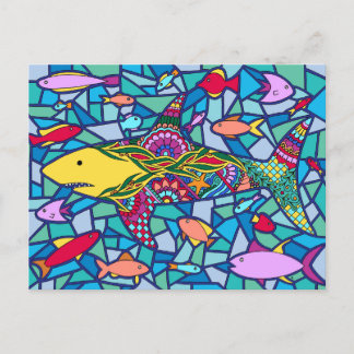 Mosaikhai Postkarte