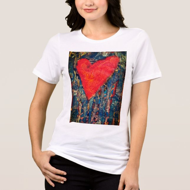 Mosaikherz-T - Shirt (Vorderseite)