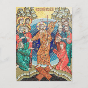 Mosaikikon Postkarte