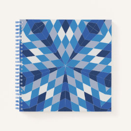 Mosaikische Sternexplosion (Muster) Notizbuch