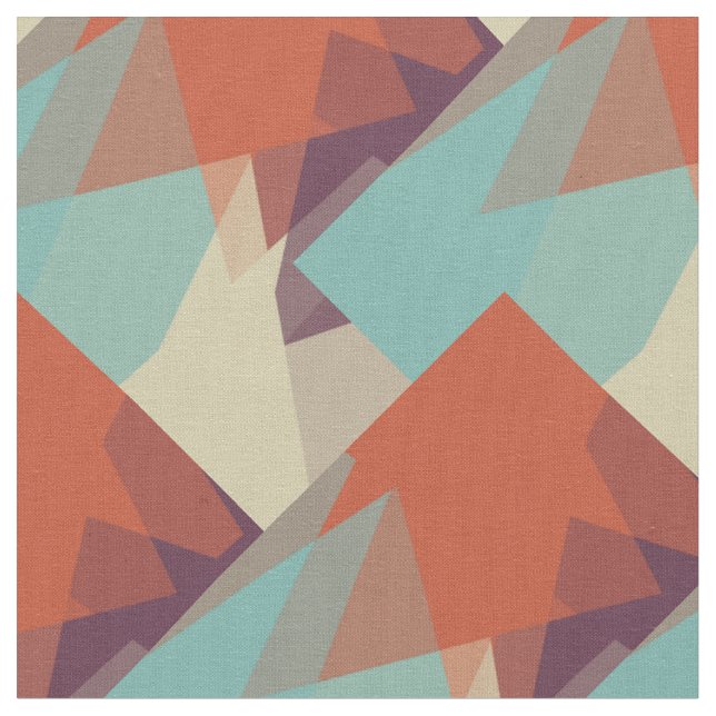 Mosaikisches geometrisches Muster #7 Stoff (Nahaufnahme)