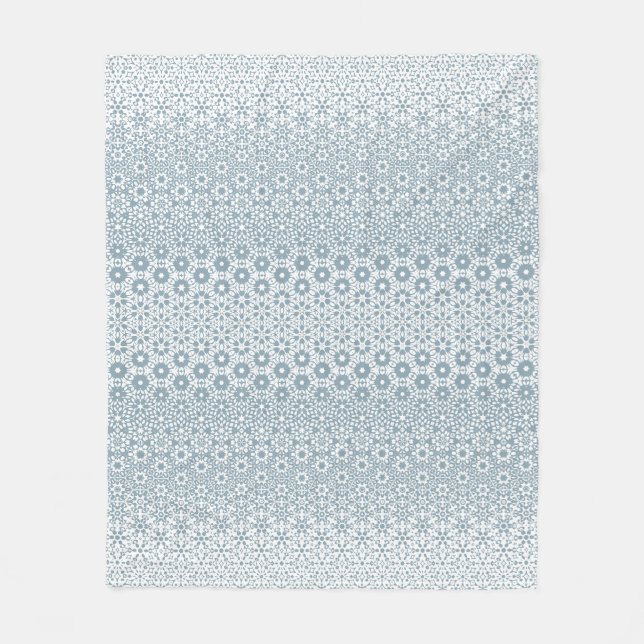 Mosaikkaffee Tasse weiß und grau geometrisch Fleecedecke (Vorderseite)