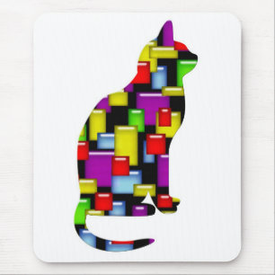 Mosaikkatze Mousepad