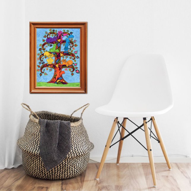 Mosaikkatze Poster (Von Creator hochgeladen)