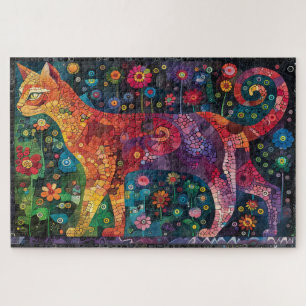 Mosaikkatze Puzzle