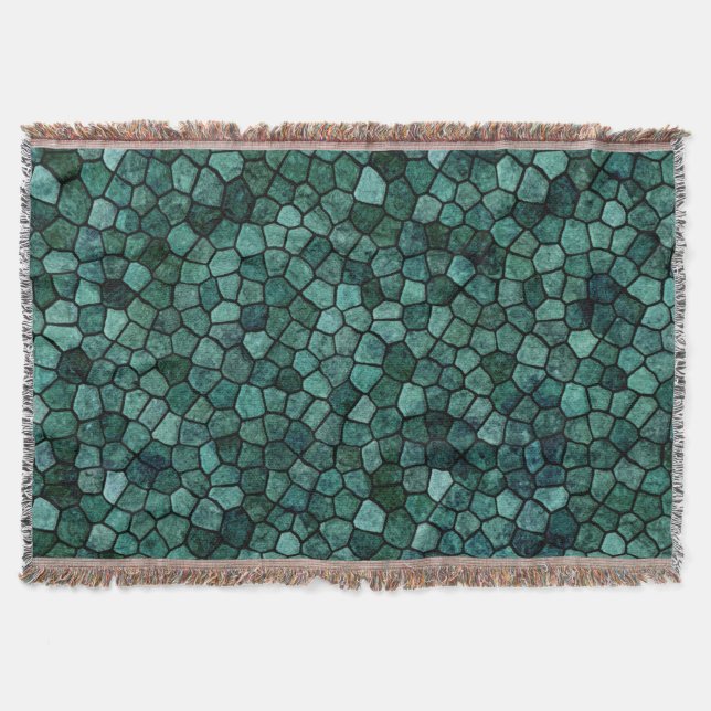 Mosaikkkruste Abstraktes Muster Decke (Vorderseite)