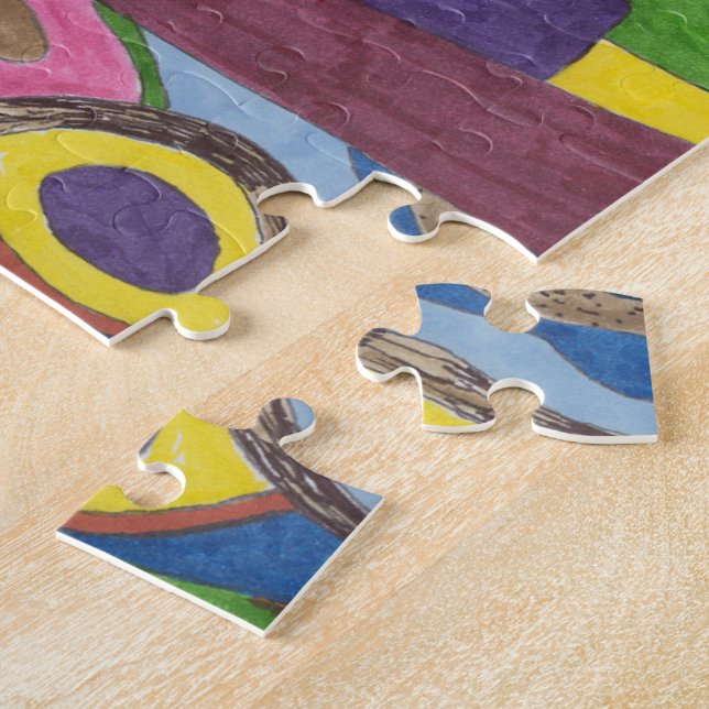 "Mosaikkreuz" Abstrakte Kunst Puzzle (Seite)