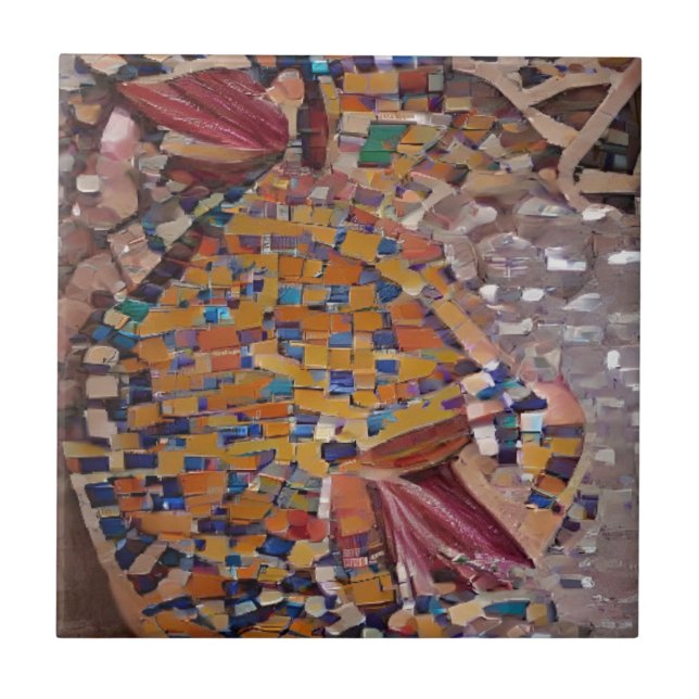 Mosaikkunst Fliese (Vorderseite)