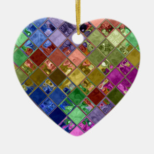 Mosaikkunst Keramik Ornament