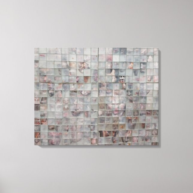 Mosaikkunst Leinwanddruck (Vorderseite)