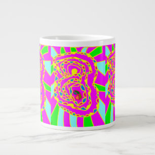 Mosaikkunst rund um die hübsche Kunst Jumbo-Tasse