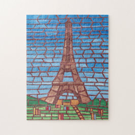 Mosaikmalerei Eiffelturm Jigsaw Puzzles
