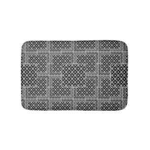 Mosaikmuster 01.BW.b Badematte