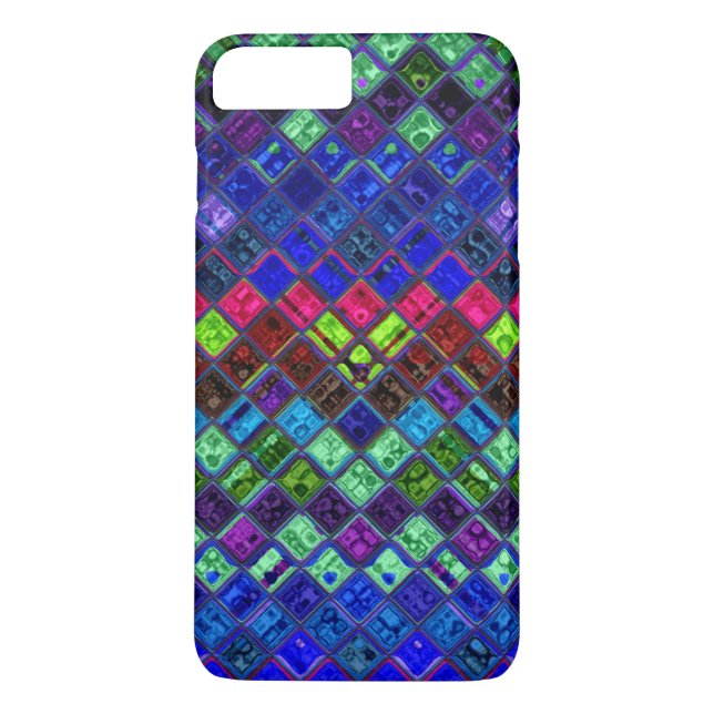 Mosaikmuster aus gefestigtem Glas Case-Mate iPhone Hülle (Rückseite)