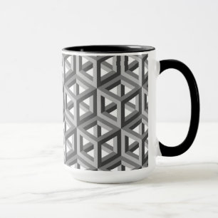 Mosaikmuster der dekorativen geometrischen Fliesen Tasse