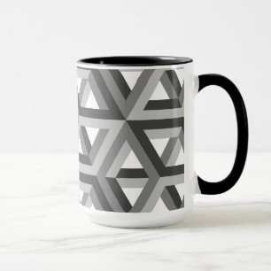 Mosaikmuster der dekorativen geometrischen Fliesen Tasse