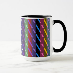 Mosaikmuster der dekorativen geometrischen Fliesen Tasse