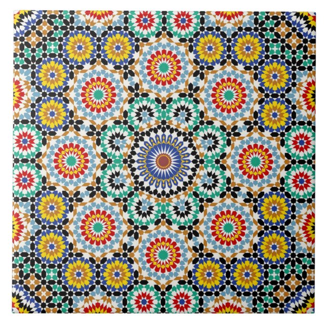 Mosaikmuster Fliese (Vorderseite)