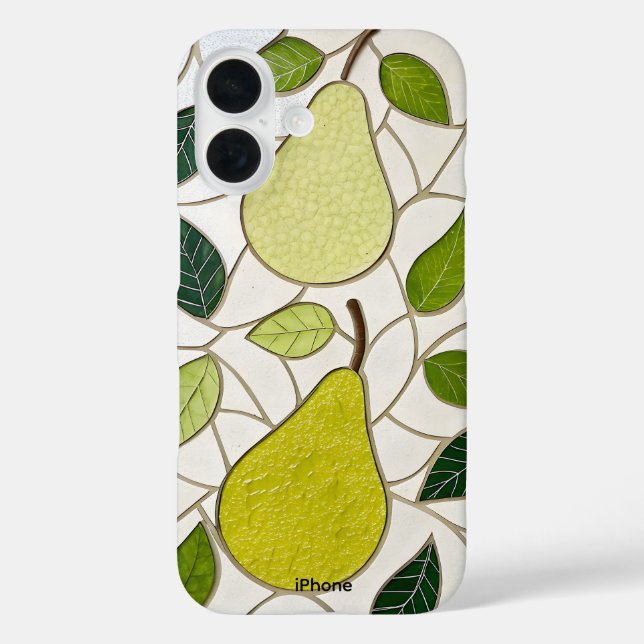 Mosaikpaar gefärbt iPhone 16 Fall Case-Mate iPhone Hülle (Rückseite)