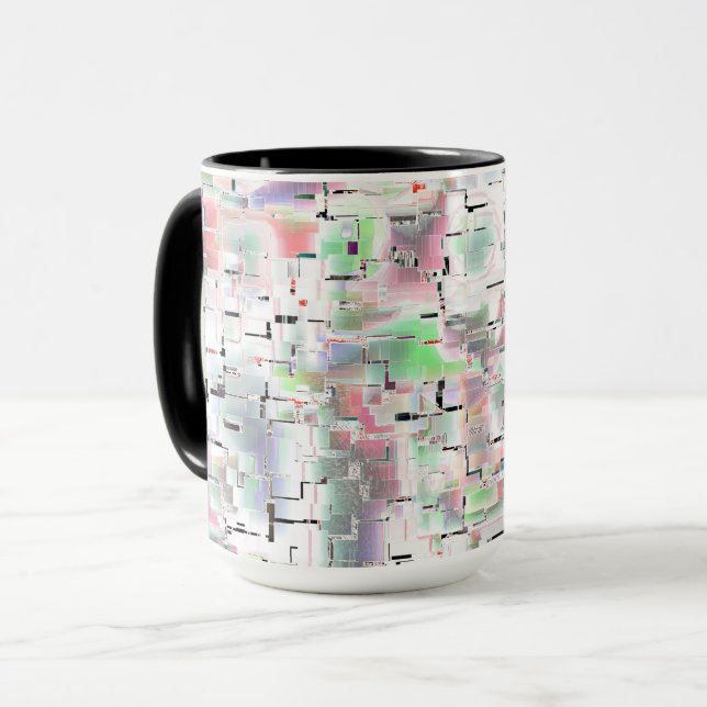Mosaikpapier in sanften bis undurchsichtigen Farbe Tasse (Vorderseite Links)