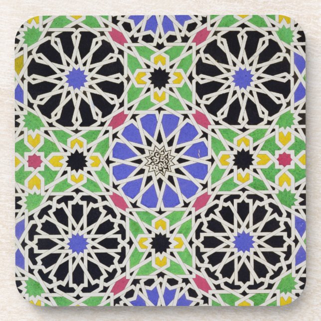 Mosaikplasterung in der Umkleidekabine des Sultans Getränkeuntersetzer (Vorderseite)