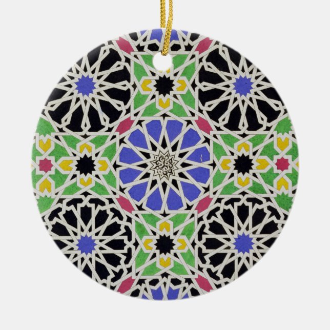 Mosaikplasterung in der Umkleidekabine des Sultans Keramik Ornament (Vorne)