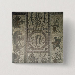 Mosaikplasterung vom römischen Landhaus am Tief Button