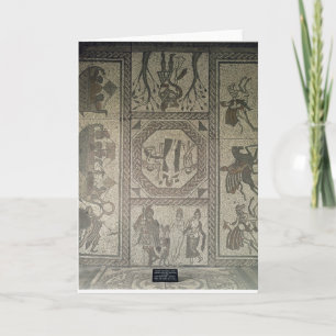 Mosaikplasterung vom römischen Landhaus am Tief Karte