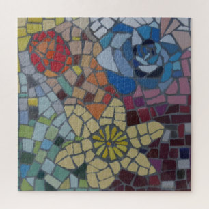 Mosaikpuzzle: holländische farbenfrohe Blume Puzzle